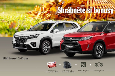 PODZIMNÍ AKCE SUZUKI: SHRÁBŇETE SI BONUSY ZDARMA